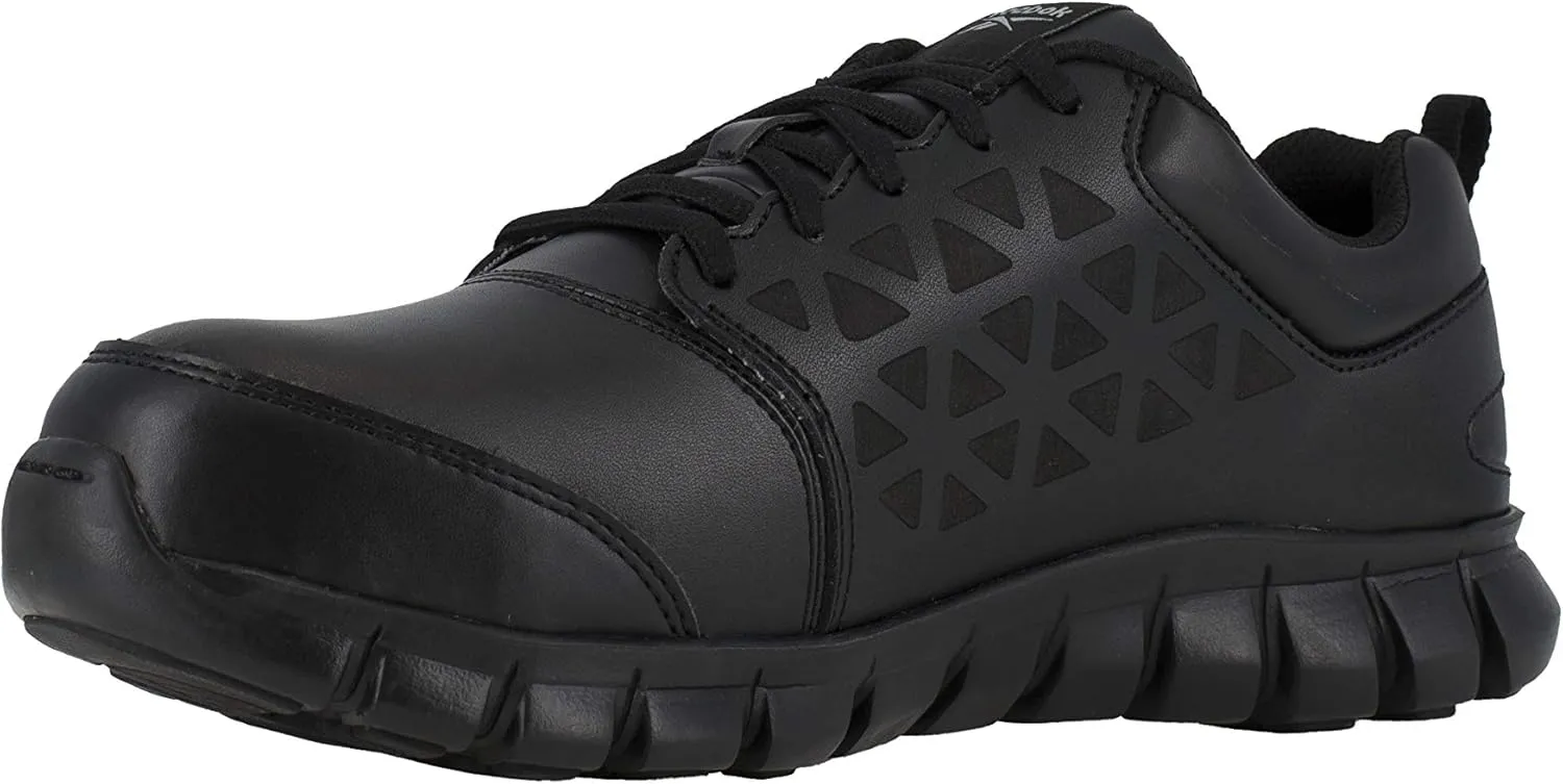 Reebok Men's Sublite Cushion Safety Toe Athletic Work Shoe with Cushguard Internal Met Guard Industrial & Construction