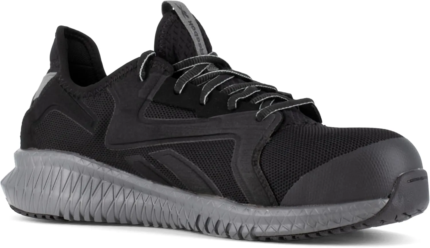 Reebok Work Men's RB4064 Flexagon 3.0 Safety Athletic Work Composite Toe Shoe Black and Grey, 6.5