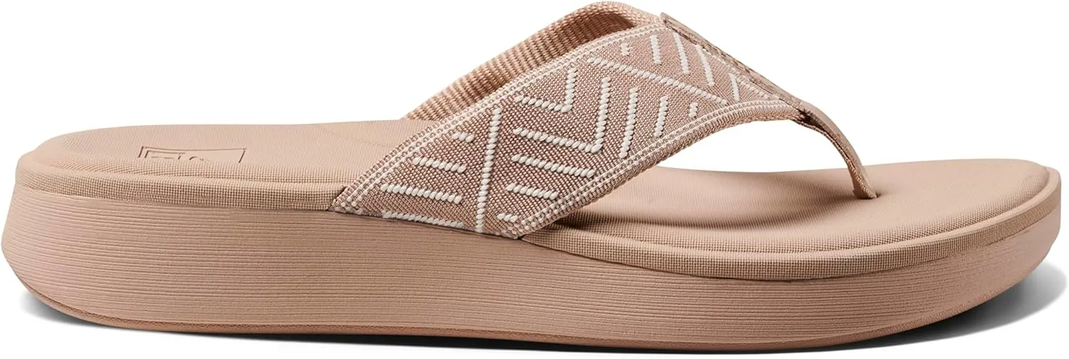 REEF Cushion Cloud TX Womens Flip Flop, Super Soft Molded Footbed, Arch Support.