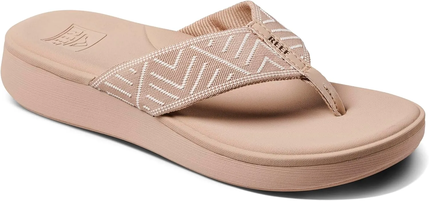 REEF Cushion Cloud TX Womens Flip Flop, Super Soft Molded Footbed, Arch Support.