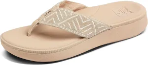 REEF Cushion Cloud TX Womens Flip Flop, Super Soft Molded Footbed, Arch Support.