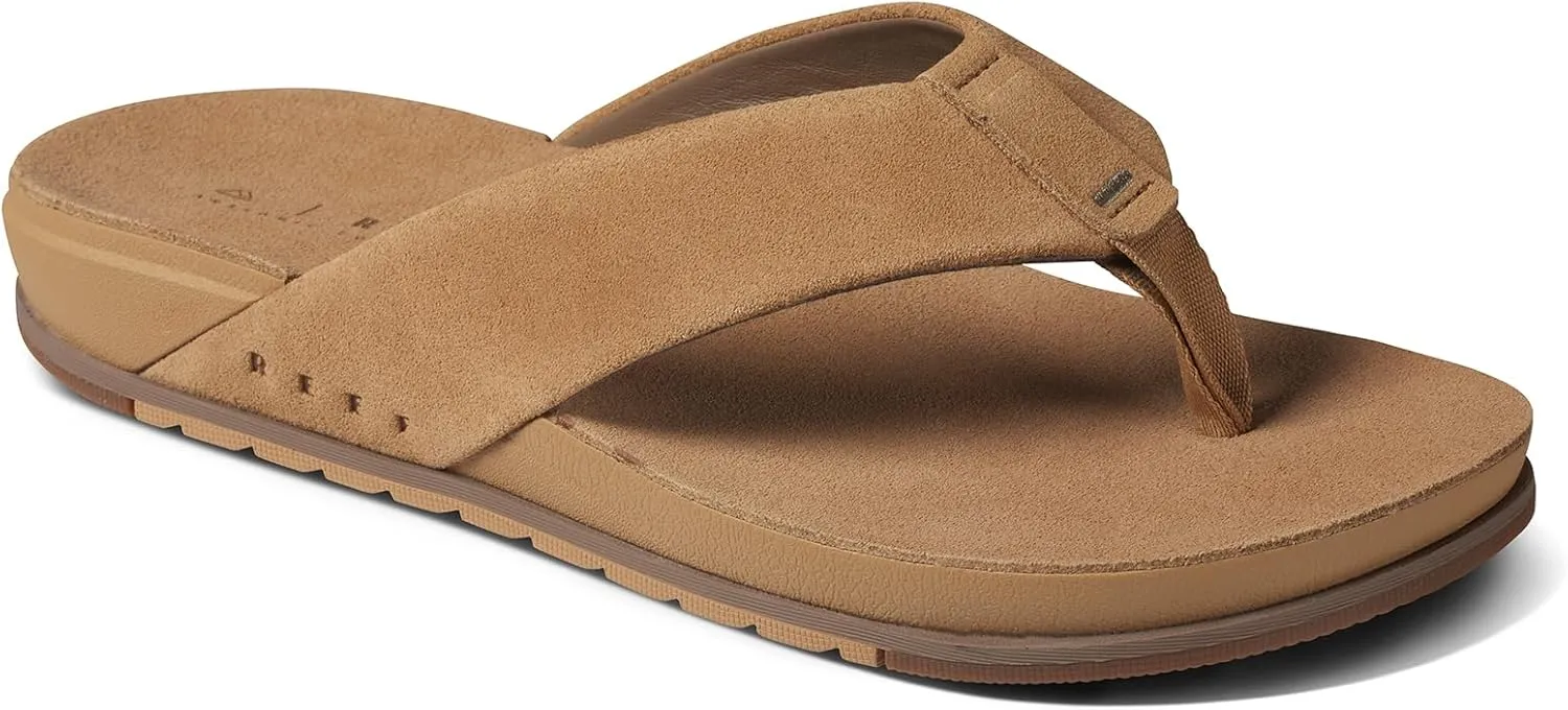 REEF Ojai Men's Sandal, Premium Suede, Soft Cushion Footbed