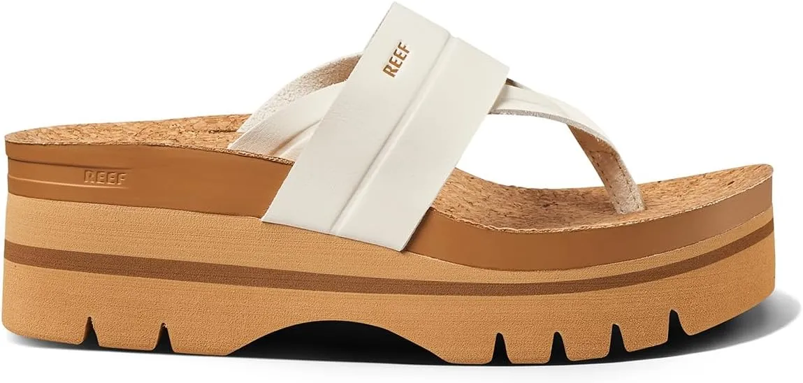 Reef Women's Vista Higher Savanah Fashion Platform Sandal, Soft Cushion Footbed, Arch Support