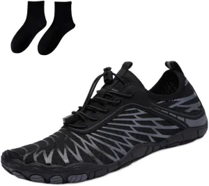 Rival Footwear Barefoot Shoes for Women & Men, Breathable Non-Slip Athletic Footwear Wide Toe Water Shoes, Wide Toe Box Non-Slip Breathable Beach Pool Hiking Shoes