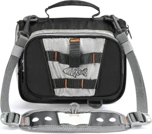 Riverruns Lure Bag Utility Binder Tackle Bag - 10 Pocket PVC Protective Cover Durable Fishing Gear，Durable Zippers，Built-In Handle and Detachable Shoulder Strap