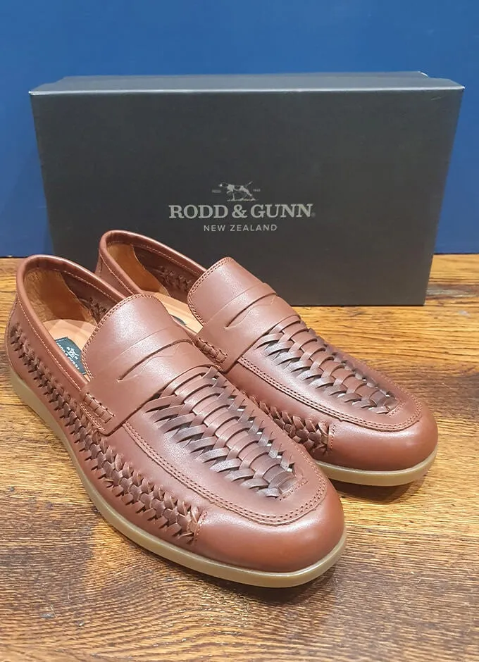 Rodd & Gunn | Gisborne Huarache Slip On  | Brown