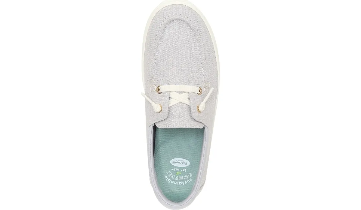Rounded Onboard Grey Slip Detailed Scholl's Consistent quality Get On Oxfords Toe Time-saving Eyelet Dr.