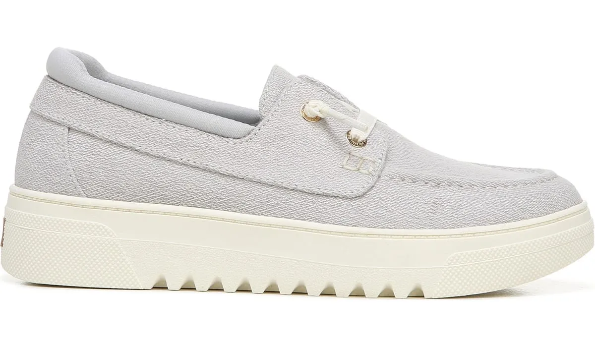 Rounded Onboard Grey Slip Detailed Scholl's Consistent quality Get On Oxfords Toe Time-saving Eyelet Dr.