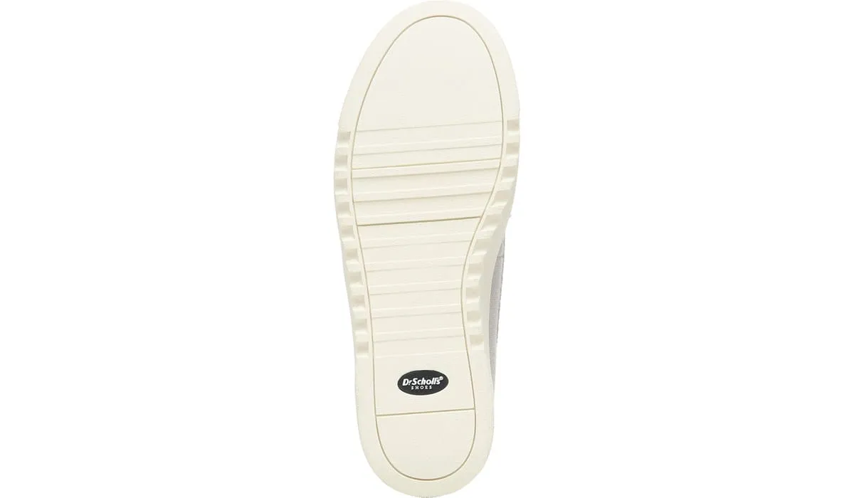 Rounded Onboard Grey Slip Detailed Scholl's Consistent quality Get On Oxfords Toe Time-saving Eyelet Dr.