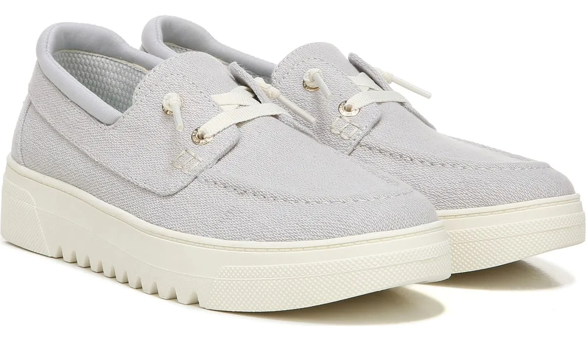 Rounded Onboard Grey Slip Detailed Scholl's Consistent quality Get On Oxfords Toe Time-saving Eyelet Dr.