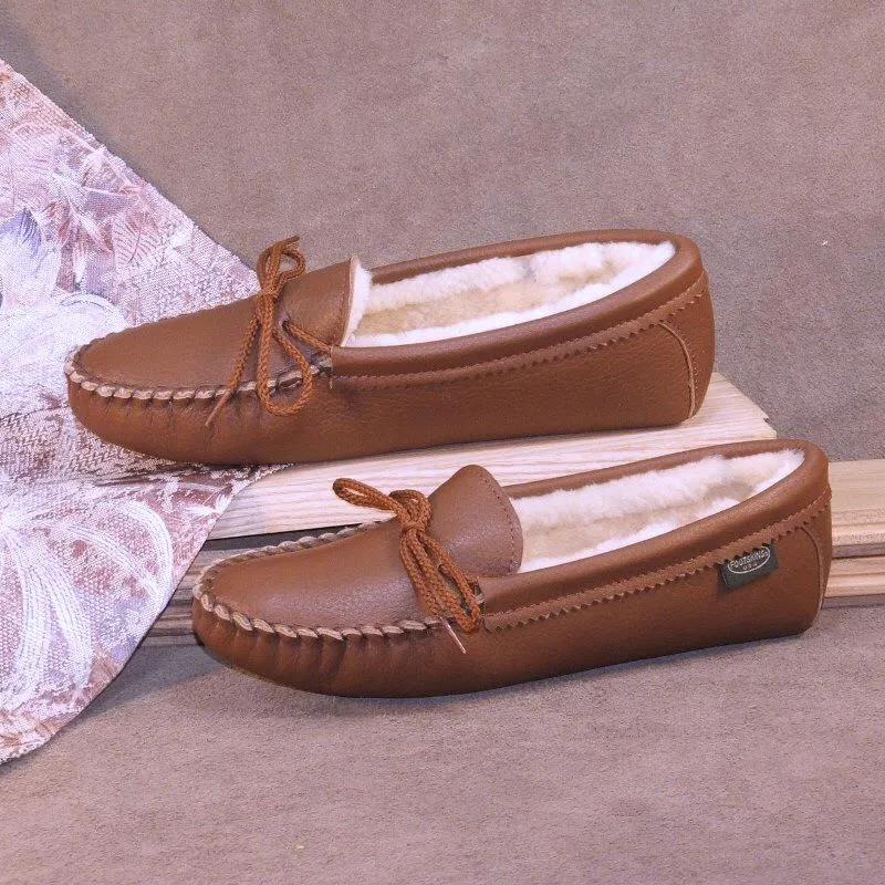 Sale: Women's Softsole Sheepskin Slippers Made in America by Footskins 2200S