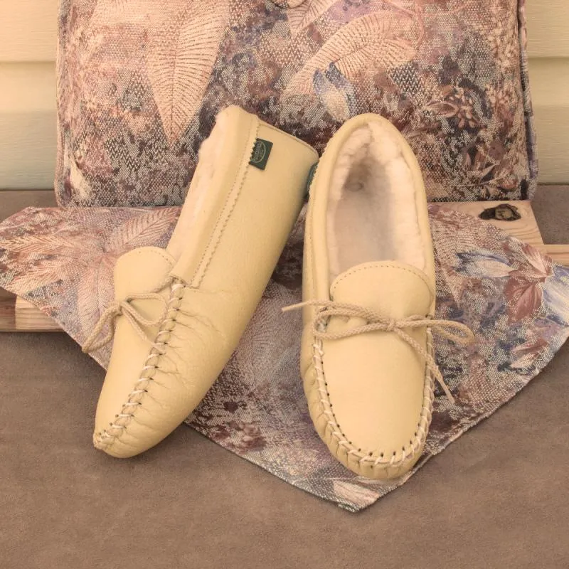 Sale: Women's Softsole Sheepskin Slippers Made in America by Footskins 2200S