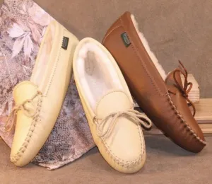 Sale: Women's Softsole Sheepskin Slippers Made in America by Footskins 2200S