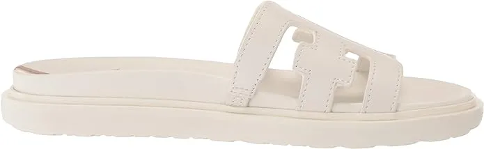 Sam Sandals Edelman White Detail Platform Subtle Open Bright Toe Global shipping network Slip On Valeri Functional