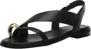 Sanctuary Women's Suave Ring Sandal-Open Toe Slip-On, Comfortable Cushioned Footbed, Stylish Casual Summer Footwear