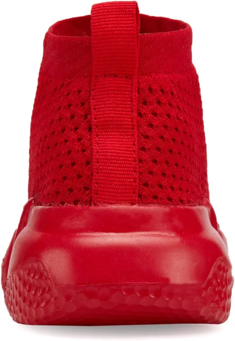 Santiro Boys Shoes Girls Sock Shoes Breathable Knit Slip On Shoes