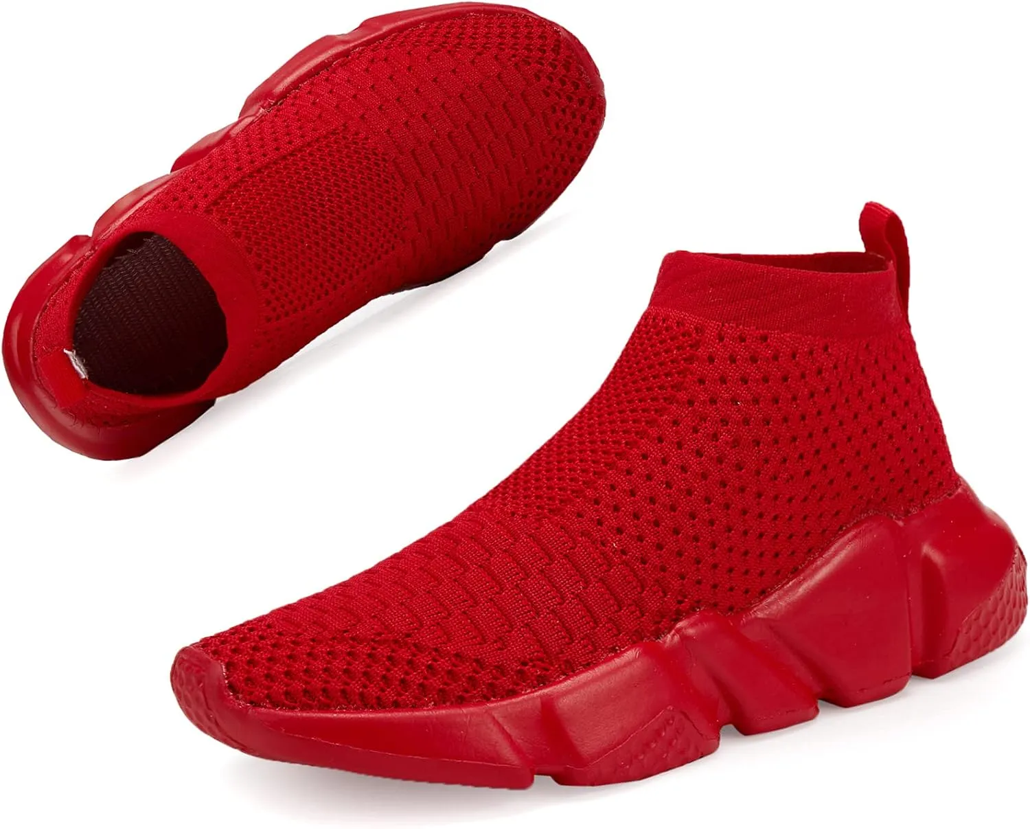 Santiro Boys Shoes Girls Sock Shoes Breathable Knit Slip On Shoes