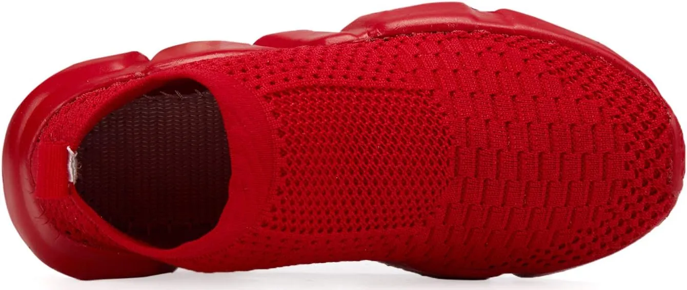 Santiro Boys Shoes Girls Sock Shoes Breathable Knit Slip On Shoes