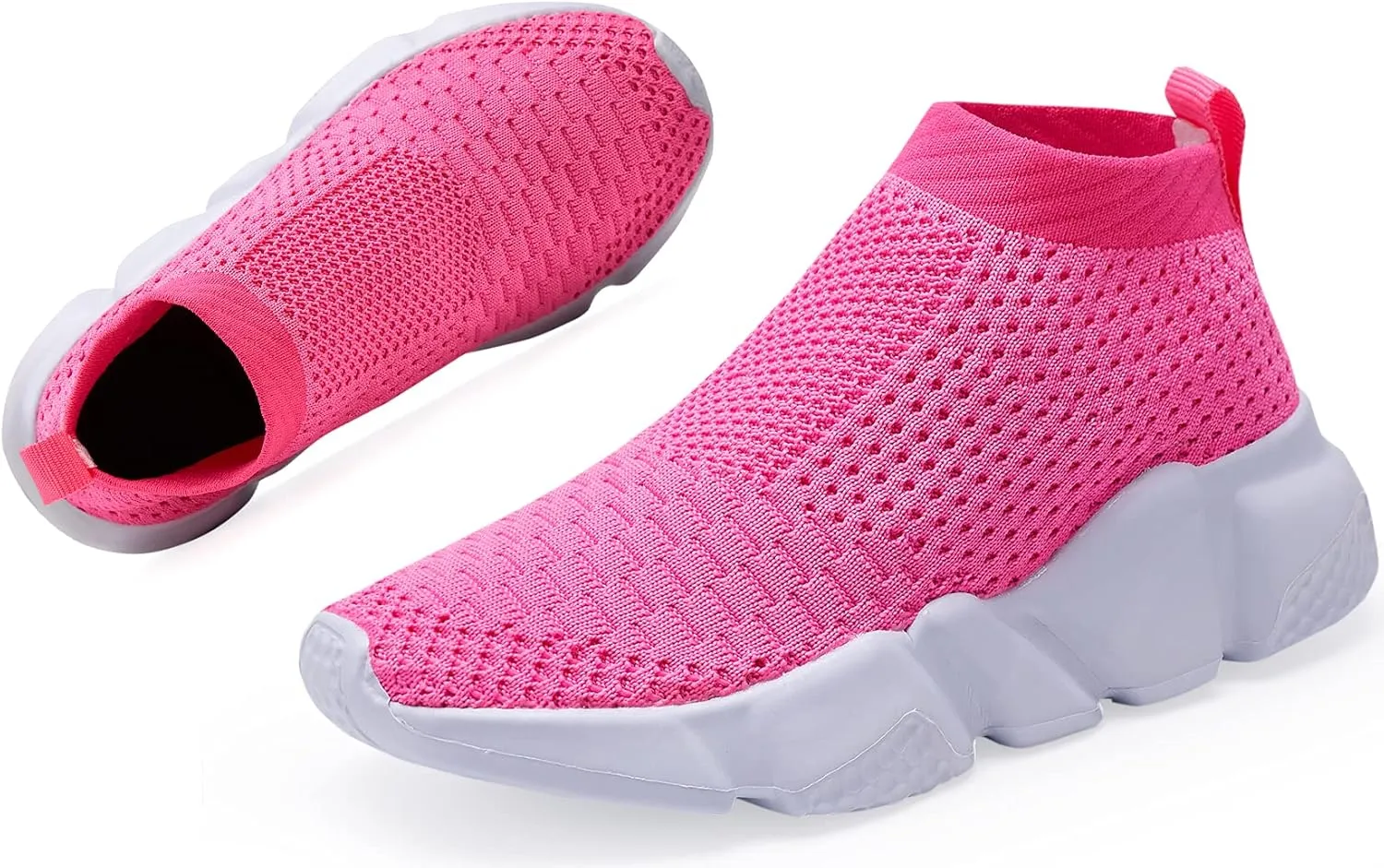 Santiro Boys Shoes Girls Sock Shoes Breathable Knit Slip On Shoes