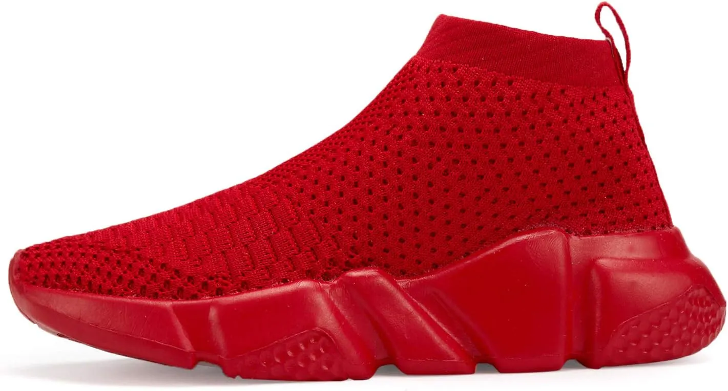 Santiro Boys Shoes Girls Sock Shoes Breathable Knit Slip On Shoes