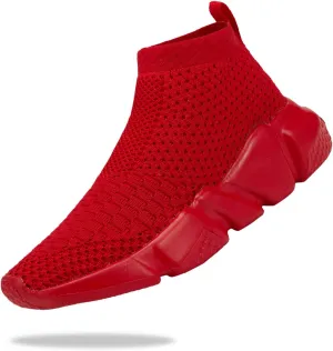 Santiro Boys Shoes Girls Sock Shoes Breathable Knit Slip On Shoes