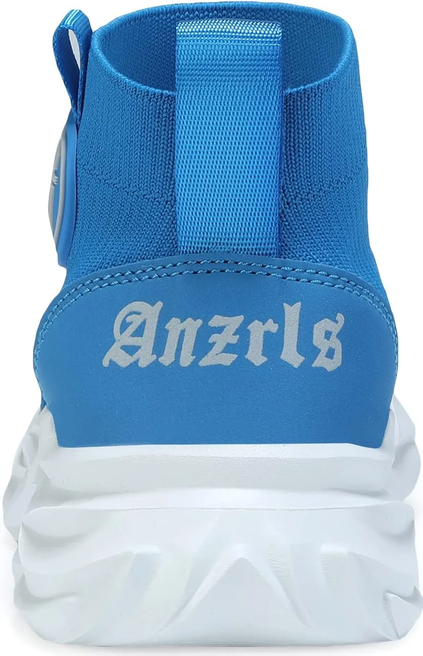 Santiro Boys Sneakers Girls Slip on Shoes Fashion High Top Athletic Shoe