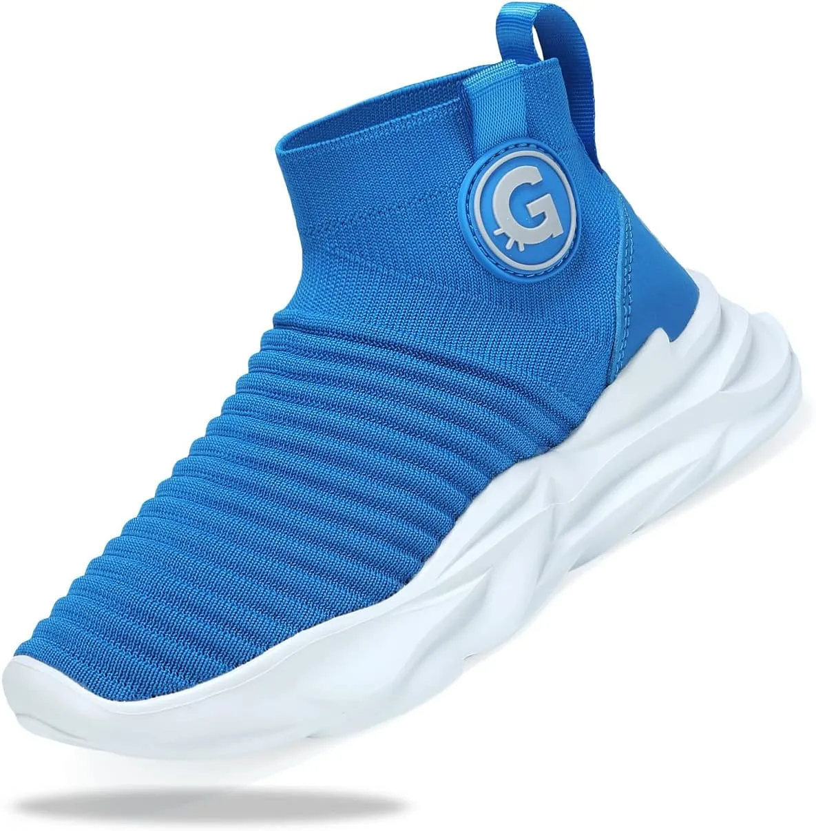 Santiro Boys Sneakers Girls Slip on Shoes Fashion High Top Athletic Shoe