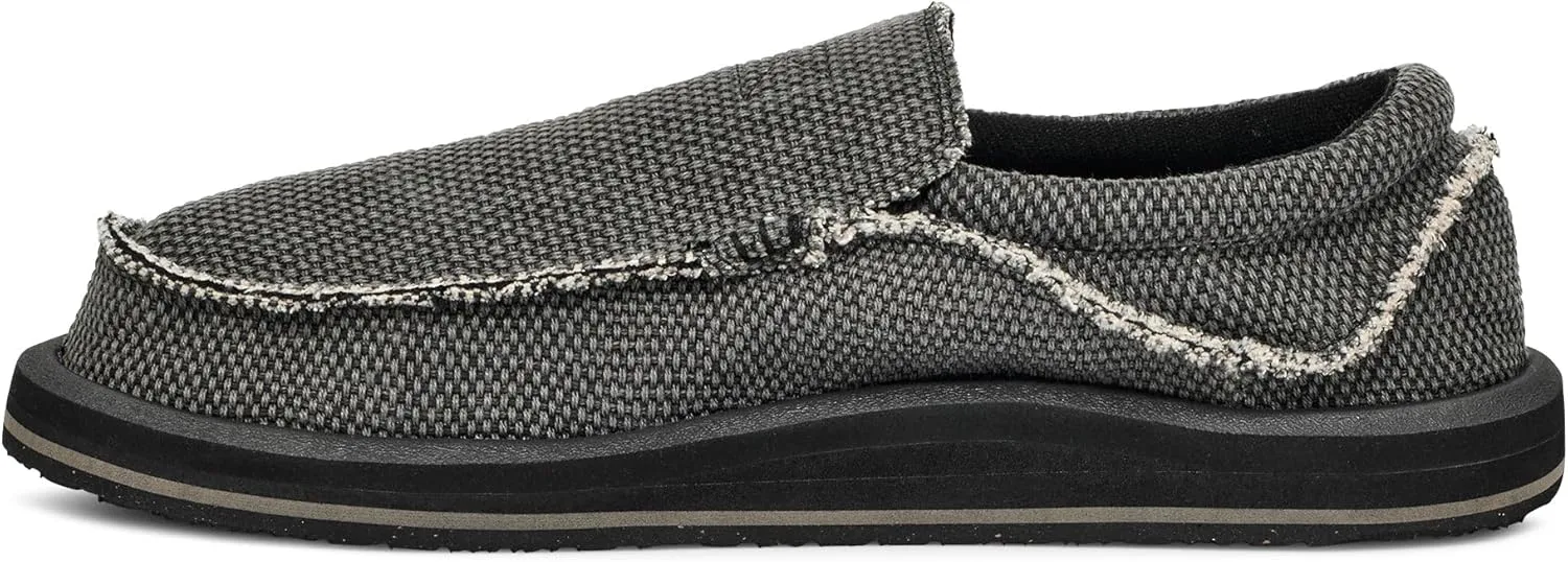 Sanuk Mens Chiba Loafers for Men | Mens Shoes | Slip On Shoes for Men | Men's Slip-on Loafers | Comfort Foam Footbed