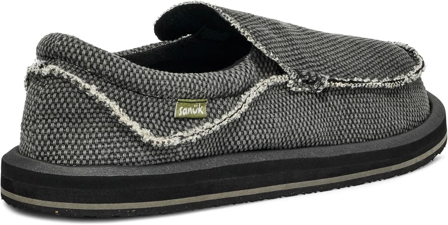 Sanuk Mens Chiba Loafers for Men | Mens Shoes | Slip On Shoes for Men | Men's Slip-on Loafers | Comfort Foam Footbed