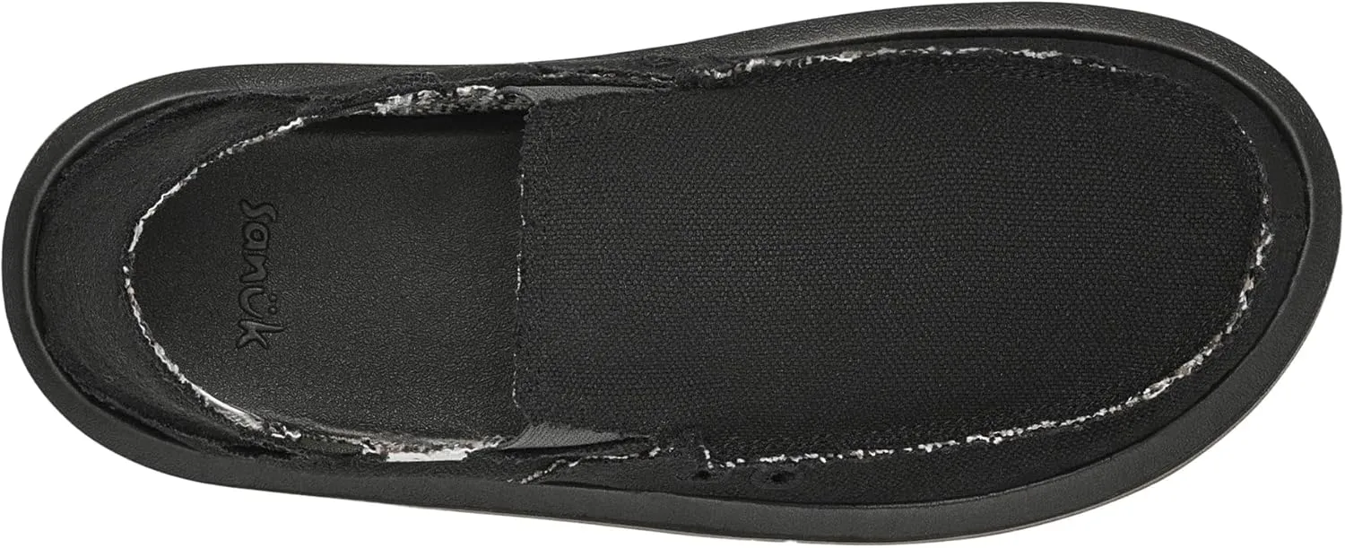 Sanuk Mens Donny Hemp Loafers | Mens Shoes | Slip On Shoes for Men | Men's Slip-on Loafers | Memory Foam Footbed