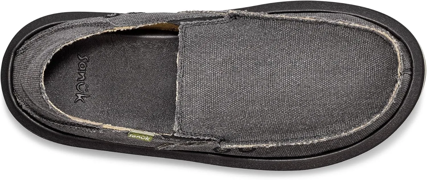 Sanuk Mens Donny Loafers for Men | Mens Shoes | Slip On Shoes for Men | Men's Slip-on Loafers | Memory Foam Footbed