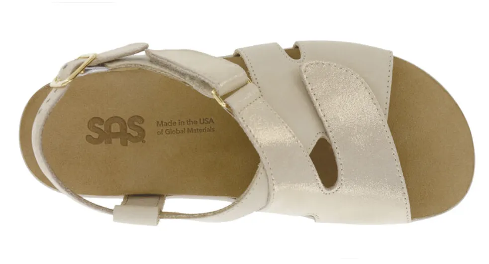 SAS Women's Huggy Comfort Sandals Soft Gold