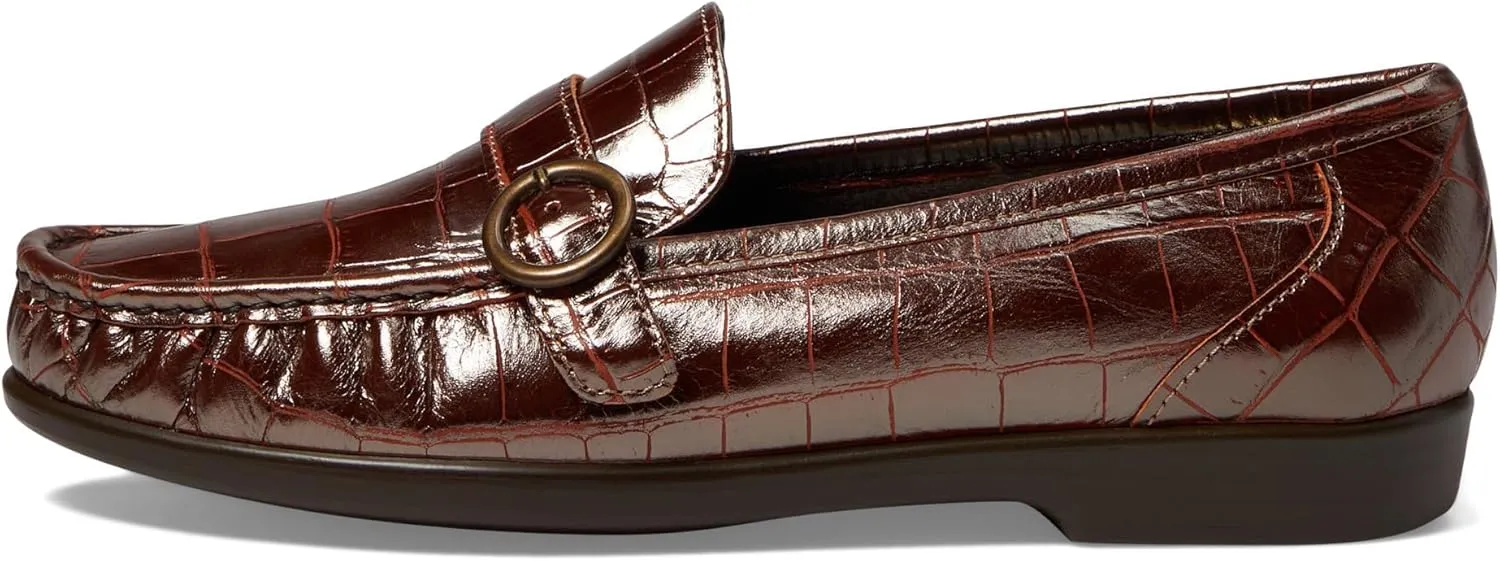 SAS Women's Taylor Comfort Wedge Slip-On Shoes with Tassels - Leather Upper