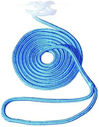 Seamander Best Double Braid Nylon Dock Line for Boat