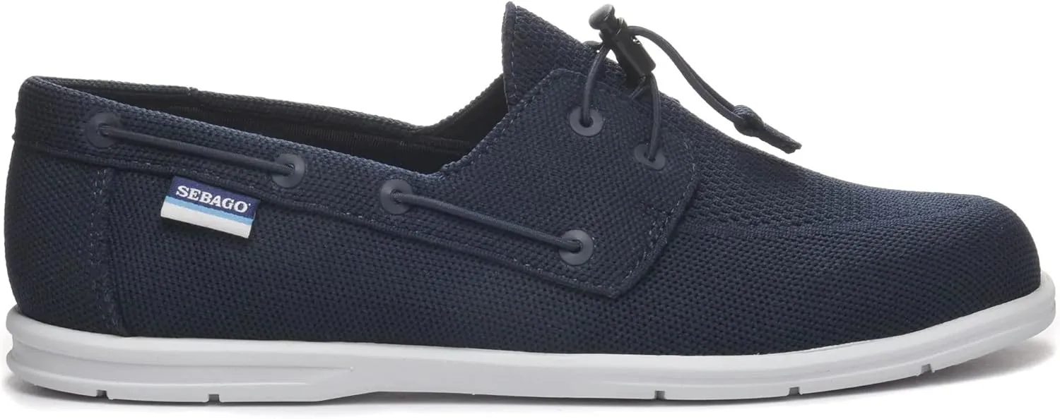 Sebago Monterey Men's Low-Cut Sailing Sneakers – Lightweight Mesh Boat Shoes with Adjustable Toggle Laces & Shock Absorption