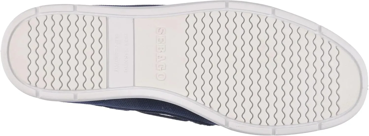 Sebago Monterey Men's Low-Cut Sailing Sneakers – Lightweight Mesh Boat Shoes with Adjustable Toggle Laces & Shock Absorption