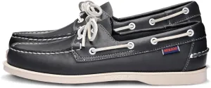Sebago Portland Boat Shoes - Full-Grain Leather Moccasins, Handsewn with Leather Sock Lining and Non-Marking, Slip-Resistant Sipped Rubber Outsoles