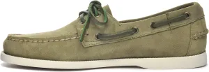 Sebago Portland Roughout Boat Shoes - Handsewn Roughout Leather Moccasins with Leather Sock Lining and Non-Marking, Non-Slip Siped Rubber Outsoles