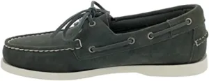 Sebago Portland Roughout Boat Shoes - Handsewn Roughout Leather Moccasins with Leather Sock Lining and Non-Marking, Non-Slip Siped Rubber Outsoles