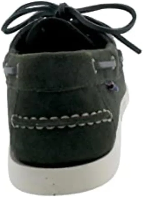 Sebago Portland Roughout Boat Shoes - Handsewn Roughout Leather Moccasins with Leather Sock Lining and Non-Marking, Non-Slip Siped Rubber Outsoles