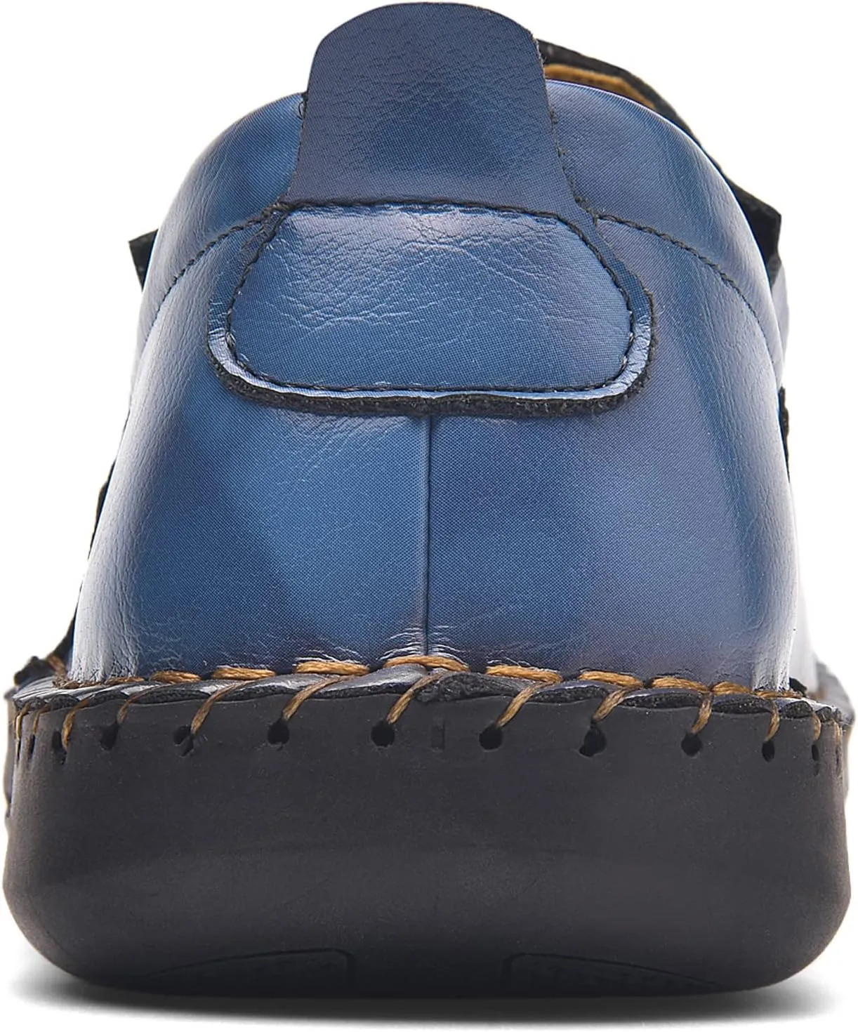 Shaire Men's Casual Leather Slip on Shoes, Breathable Comfortable Walking Shoes for Men