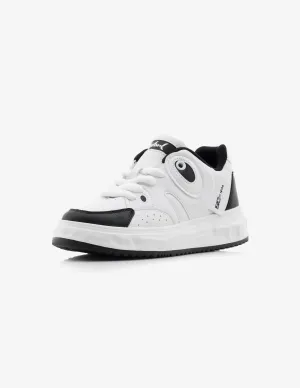 Shark Fury Women's Nightfall Black Low-Top Designer Sneakers