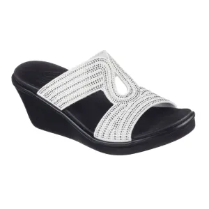 Shining Night Wedge in White by Skechers