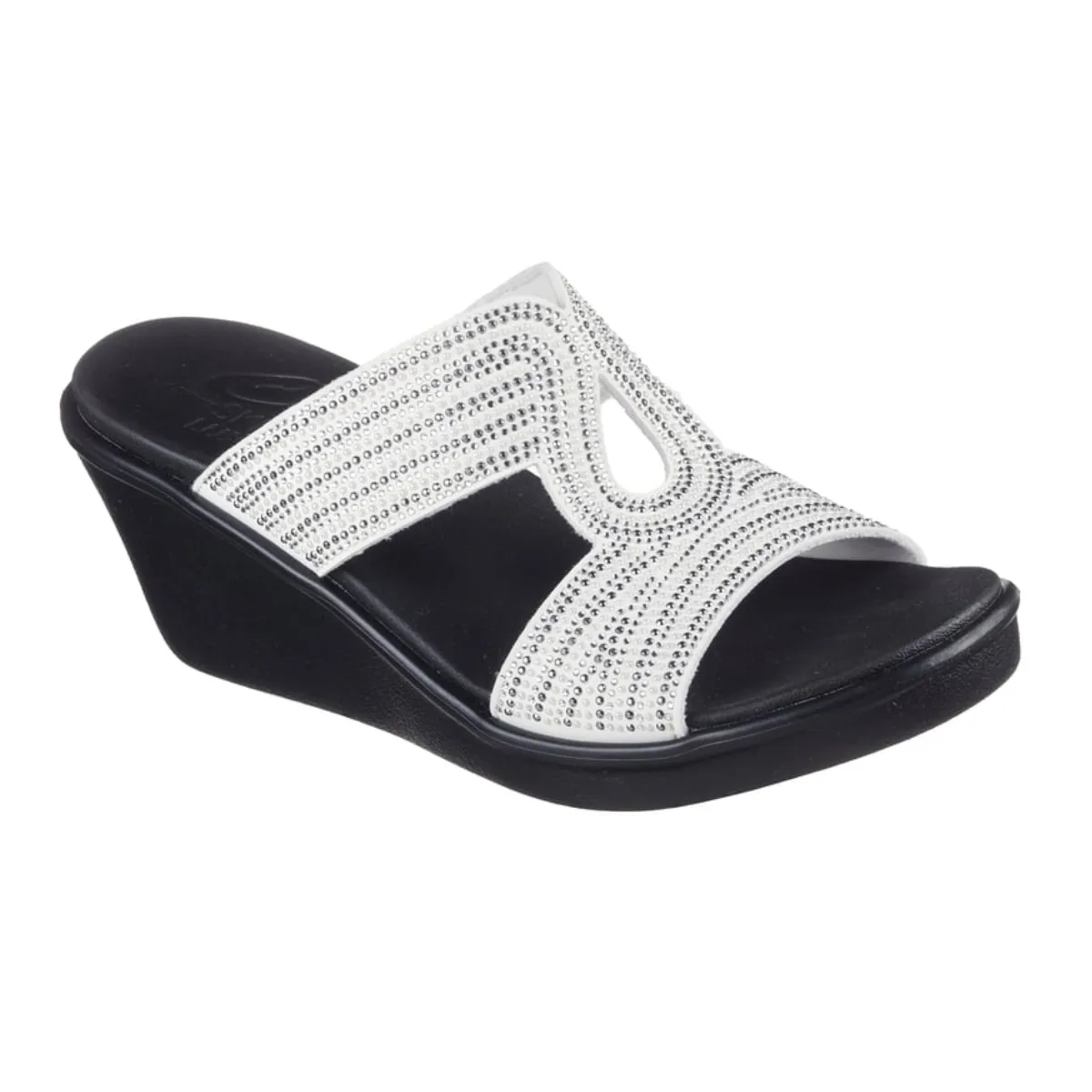 Shining Night Wedge in White by Skechers
