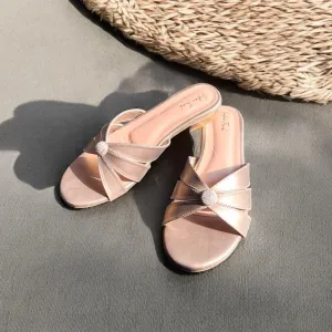 Silver Charm Crystal Sandals