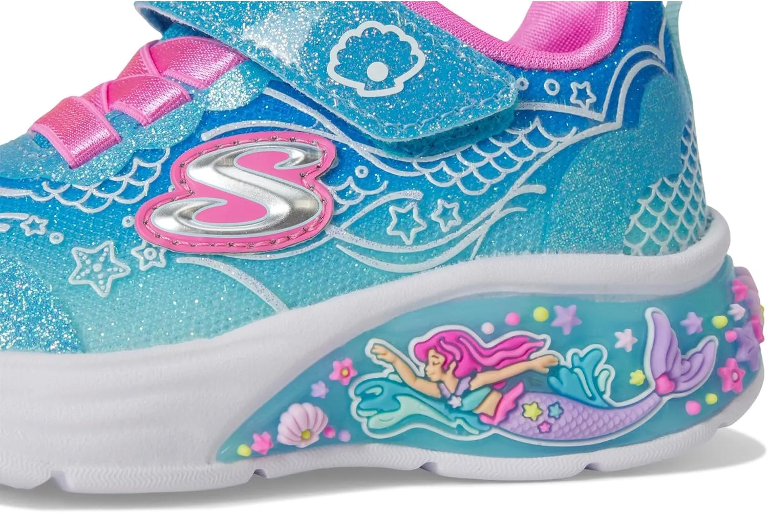 Skechers Girl's My Dreamers-Lil Mermaid Sneaker