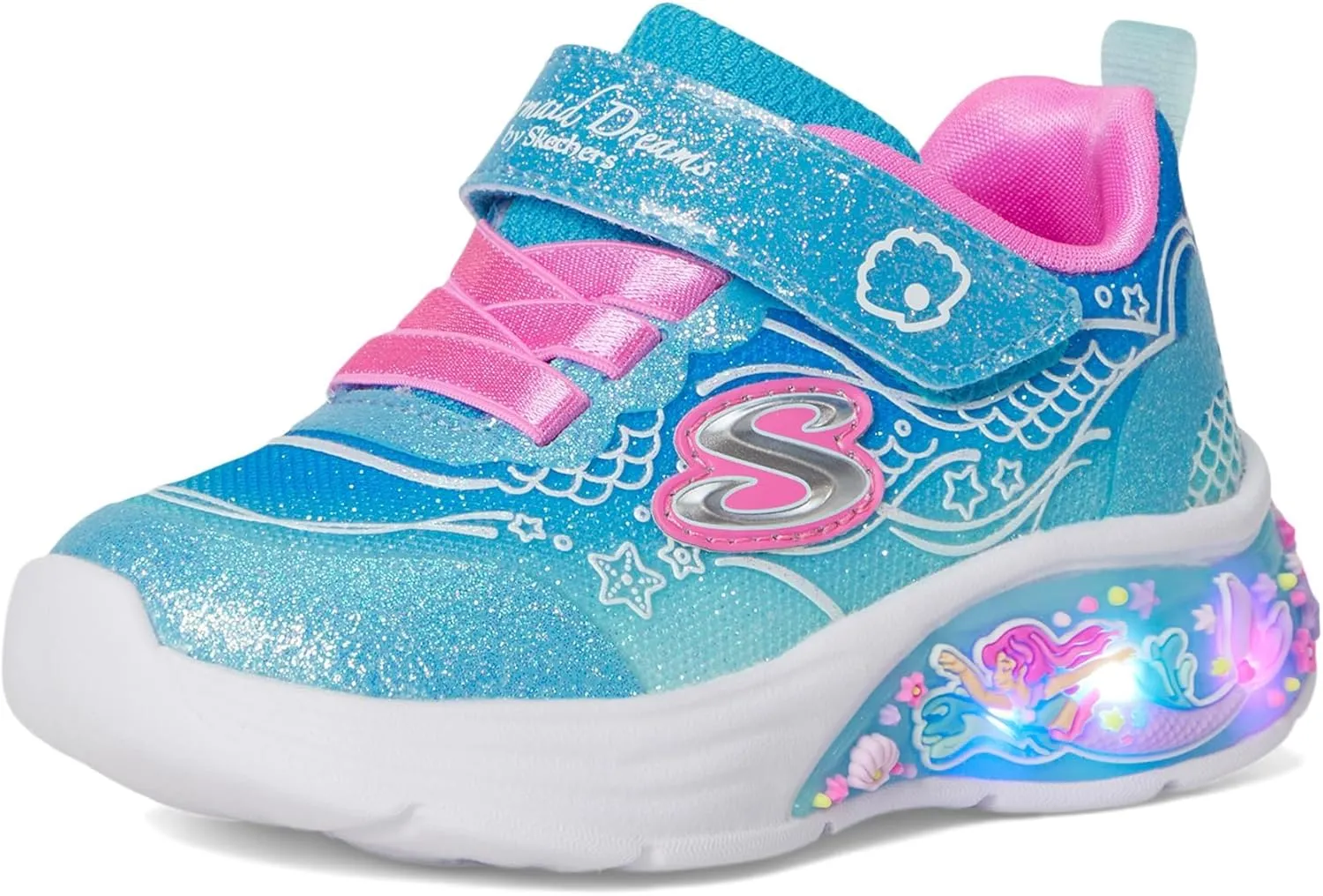 Skechers Girl's My Dreamers-Lil Mermaid Sneaker
