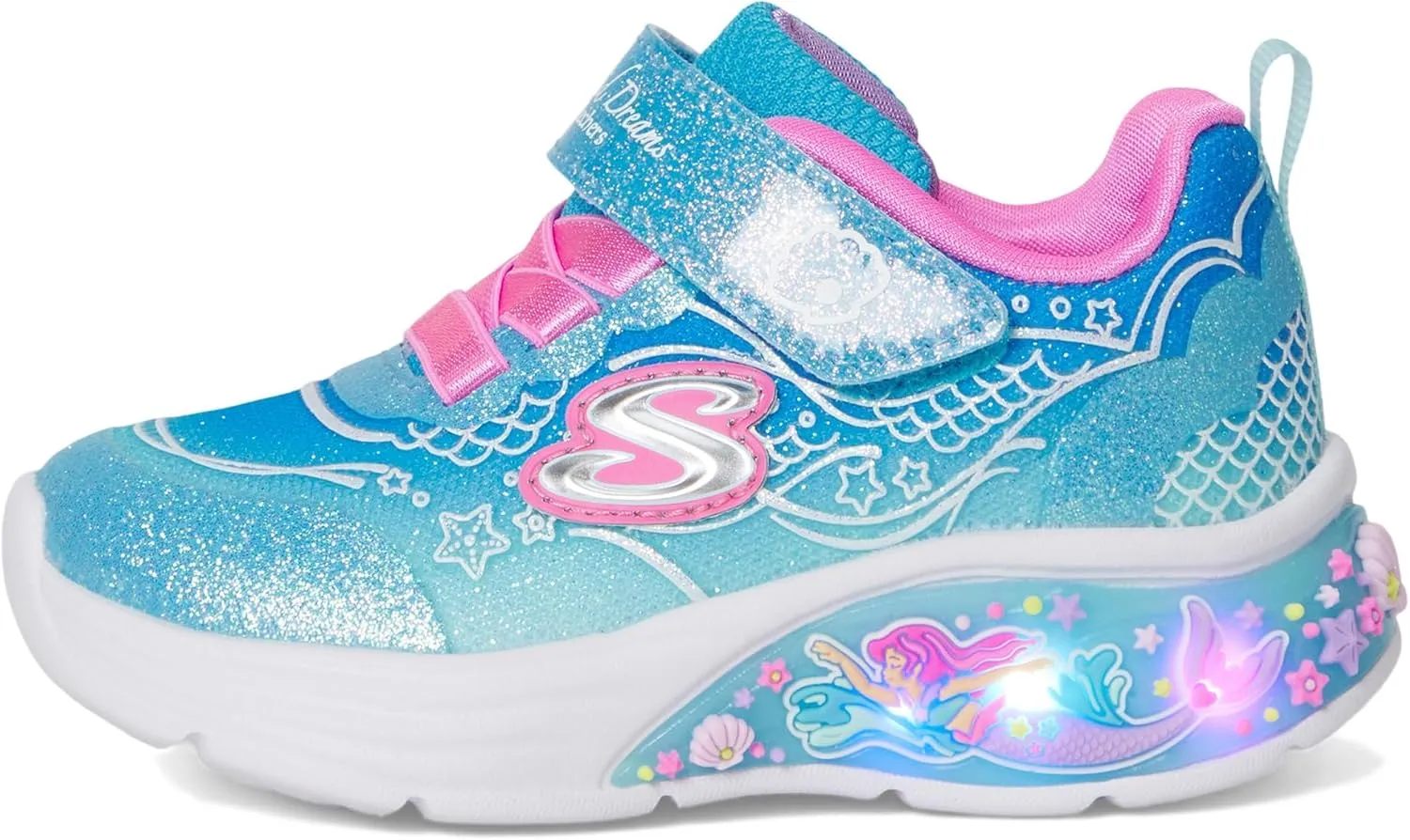 Skechers Girl's My Dreamers-Lil Mermaid Sneaker