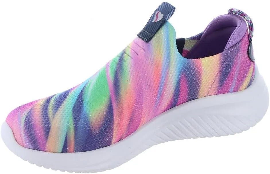 Skechers Girls' Ultra Flex 3.0 color Me Sleek Sneaker
