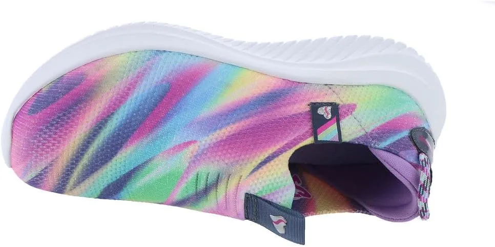Skechers Girls' Ultra Flex 3.0 color Me Sleek Sneaker